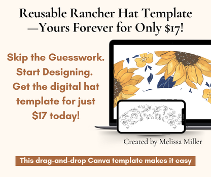 Reusable Hat Design Template